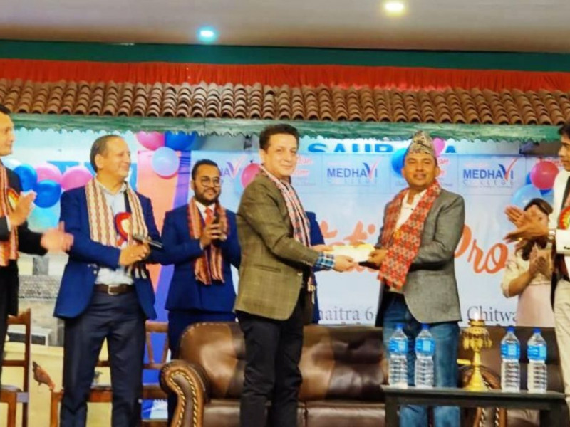 धुर्मुस सुन्तली फाउण्डेसनको कुर्सी अभियानमा कुर्सी सुरक्षित गर्ने पहिलो कलेज बन्यो मेधावी